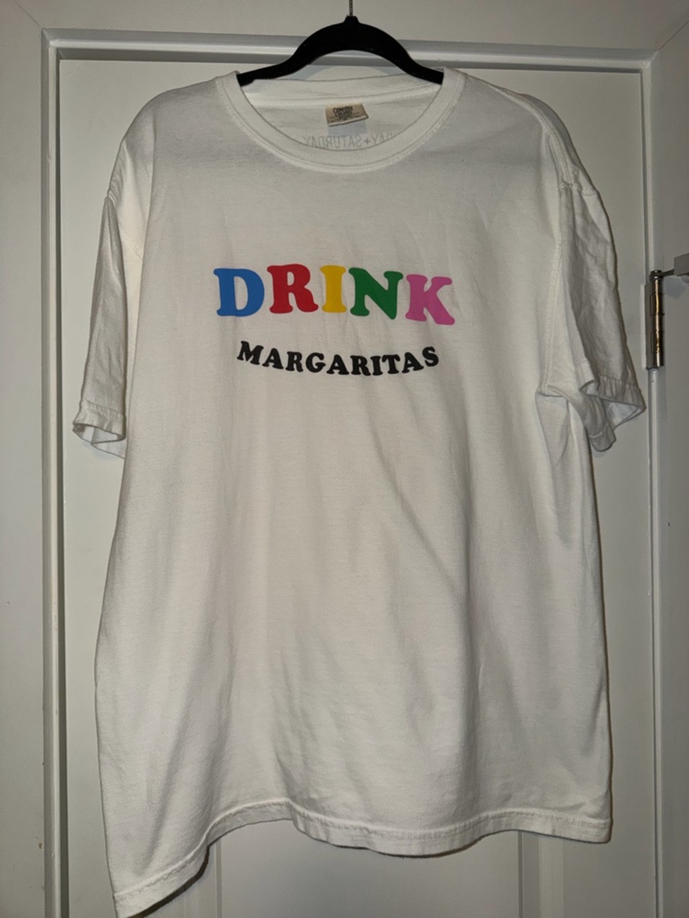 Comfort Colors White Graphic Crewneck Tee